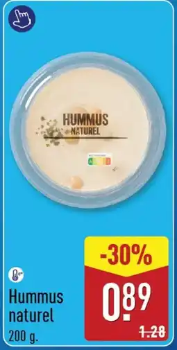 ALDI Hummus naturel aanbieding