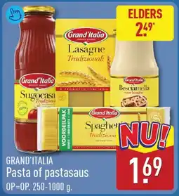 ALDI Grand'Italia Pasta of pastasaus aanbieding