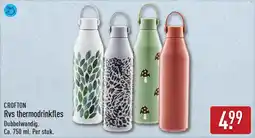 ALDI Crofton Rvs thermodrinkfles aanbieding