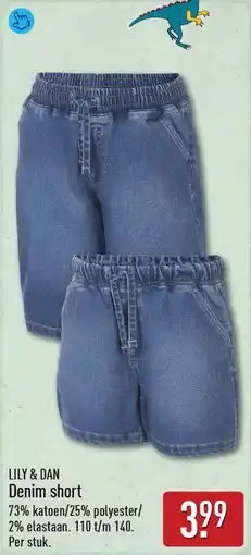 ALDI Lily & Dan Denim short aanbieding