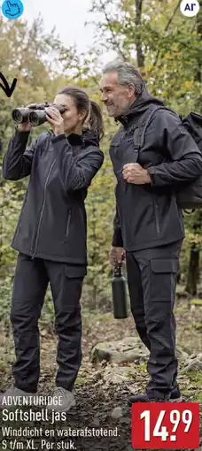 ALDI Adventuridge Softshell jas aanbieding