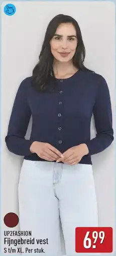 ALDI Up2fashion Fijngewerkt vest aanbieding
