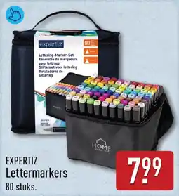 ALDI Expertiz Lettermarkers aanbieding