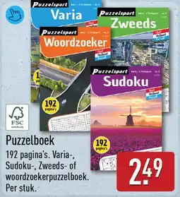 ALDI Puzzelboek aanbieding