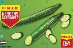 ALDI Komkommer aanbieding