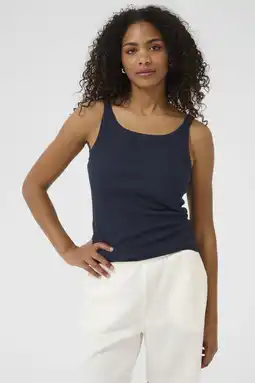 Wehkamp Kaffe singlet donkerblauw aanbieding