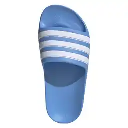 Wehkamp adidas Sportswear Adilette Aqua badslippers blauw/wit aanbieding