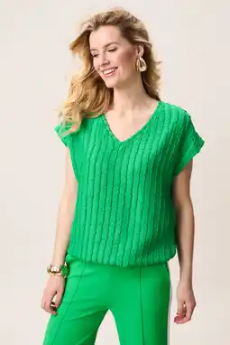 Wehkamp Miss Etam top groen aanbieding