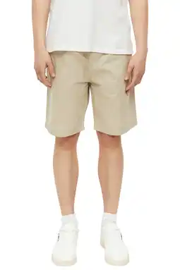 Wehkamp s.Oliver straight leg bermuda short - beige aanbieding