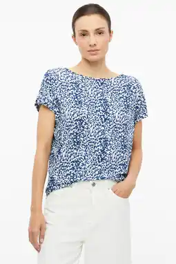 Wehkamp s.Oliver top met print - donkerblauw aanbieding