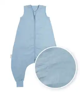 Wehkamp Meyco linnen slaapoverall jumper Studio Collection Jeans Blue aanbieding