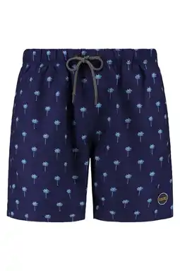 Wehkamp Shiwi The Sunshine Brand zwemshort Palm donkerblauw aanbieding