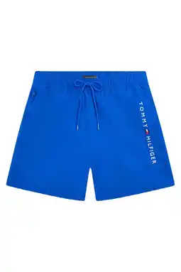 Wehkamp Tommy Hilfiger zwemshort met logo blauw aanbieding