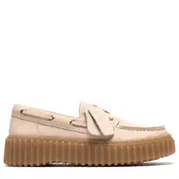 Wehkamp Clarks Torhill boat leren bootschoenen ecru aanbieding