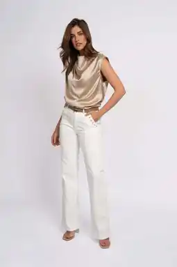 Wehkamp Fifth House flared jeans wit aanbieding
