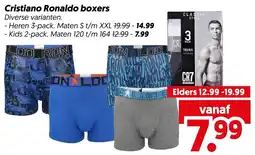 Dekamarkt Cristiano Ronaldo boxers aanbieding
