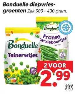 Dekamarkt Bonduelle diepvries-groenten aanbieding