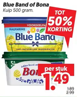 Dekamarkt Blue Band of Bona aanbieding