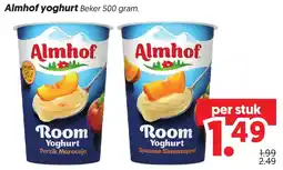 Dekamarkt Almhof yoghurt aanbieding
