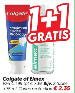 Dekamarkt Colgate of Elmex aanbieding