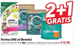 Dekamarkt Purina ONE of Beneful aanbieding