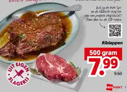 Dekamarkt Riblappen aanbieding