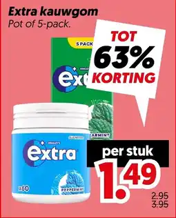 Dekamarkt Extra kauwgom aanbieding