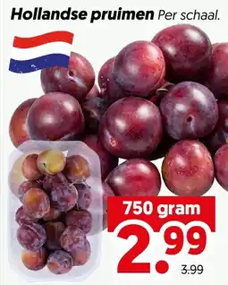 Dekamarkt Hollandse pruimen aanbieding