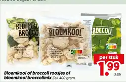 Dekamarkt Bloemkool of broccoli roosjes of bloemkool broccolimix aanbieding