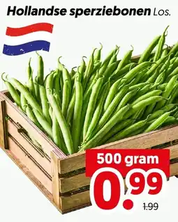 Dekamarkt Hollandse sperziebonen aanbieding