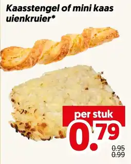 Dekamarkt Kaasstengel of mini kaas uienkruier aanbieding