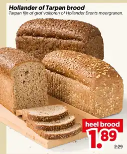 Dekamarkt Hollander of Tarpan brood aanbieding