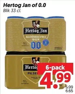 Dekamarkt Hertog Jan of 0.0 aanbieding