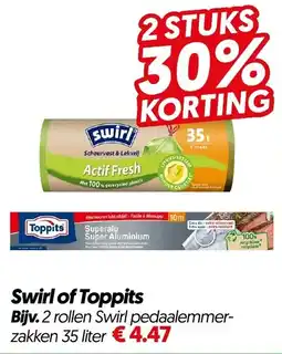 Dekamarkt Swirl of Toppits aanbieding