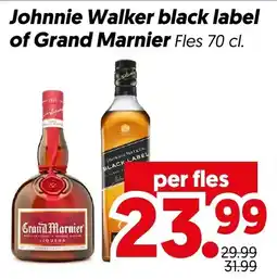 Dekamarkt Johnnie Walker black label of Grand Marnier aanbieding