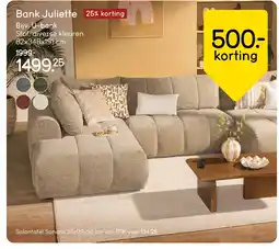 Leen Bakker Bank juliette aanbieding