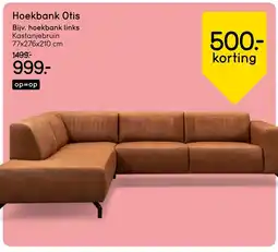 Leen Bakker Hoekbank Otis aanbieding