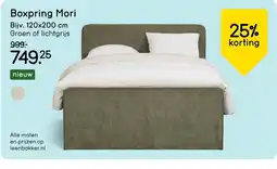 Leen Bakker Boxpring Mori aanbieding