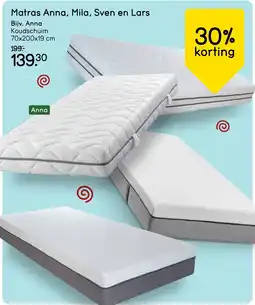 Leen Bakker Matras Anna, Mila, Sven en Lars aanbieding