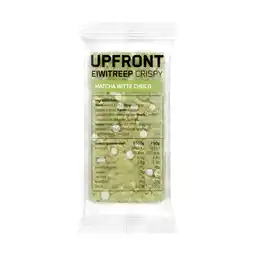 Albert Heijn Upfront Eiwitreep crispy matcha witte choco aanbieding