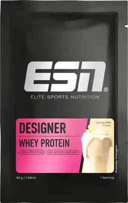 Albert Heijn ESN Designer whey protein vanilla milk aanbieding