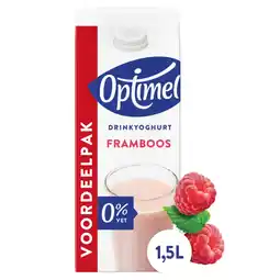 Albert Heijn Optimel Drinkyoghurt framboos voordeelpak aanbieding