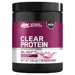 Albert Heijn Optimum Nutrition Clear protein blackberry aanbieding
