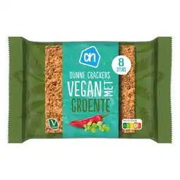 Albert Heijn AH Dunne crackers vegan met groenten aanbieding