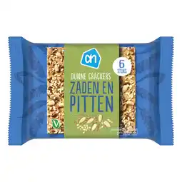 Albert Heijn AH Dunne crackers zaden en pitten aanbieding