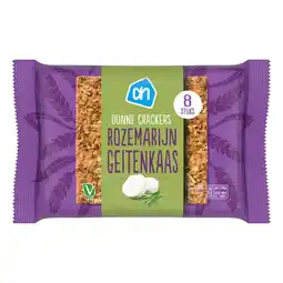 Albert Heijn AH Dunne crackers rozemarijn geitenkaas aanbieding