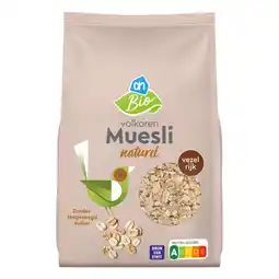 Albert Heijn AH Biologisch Muesli volkoren aanbieding