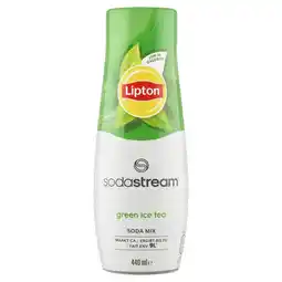 Albert Heijn Sodastream Lipton green ice tea soda mix siroop aanbieding