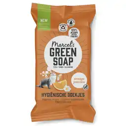 Albert Heijn Marcel's Green Soap Hygienische doekjes orange & jasmin aanbieding