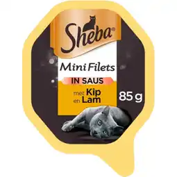Albert Heijn Sheba Mini filets in saus kip & lam aanbieding